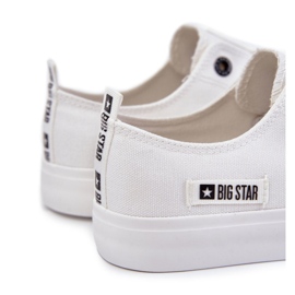 Tênis masculino de baixo material Big Star KK174006 branco 1