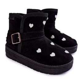Botas de neve infantil pretas Big Star KK374243 preto 1