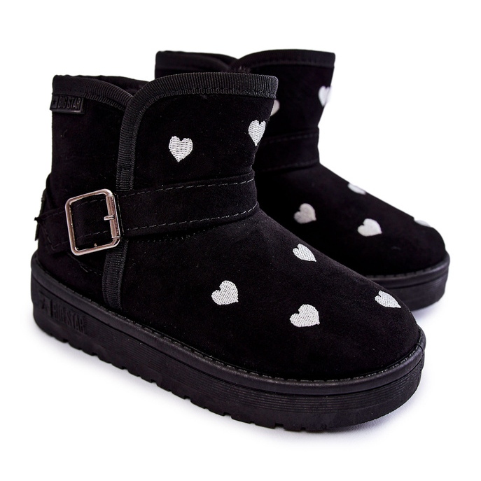 Botas de neve infantil pretas Big Star KK374243 preto 1