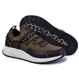 Calçado esportivo masculino Big Star KK174014 Khaki verde 1