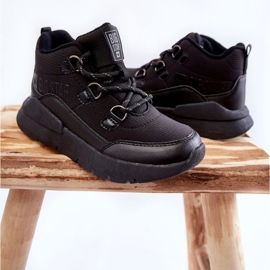 Botas infantis espuma de memória Big Star KK374119 preta preto 2