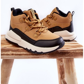 Botinhas infantis espuma de memória Big Star KK374118 camelo castanho 2