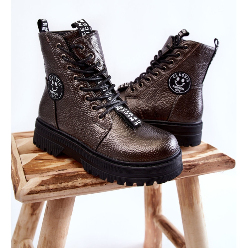 Botas Quentes para Crianças Caçadores Cinza Escuro Conley castanho 2 Botas Quentes para Crianças Caçadores Cinza Escuro Conley castanho 2