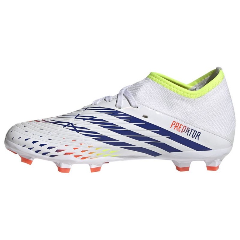Chuteiras Adidas Predator Edge.3 Fg Jr GW0981 branco branco 1 Chuteiras Adidas Predator Edge.3 Fg Jr GW0981 branco branco 1