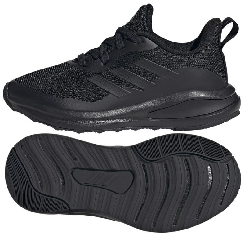 Tênis Adidas FortaRun Jr GZ4416 preto 1