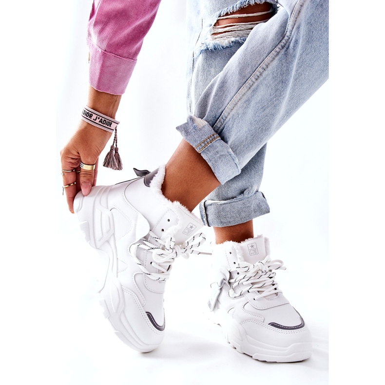 News Tênis feminino branco quente Snow Kaphia 21BT26-4356 4