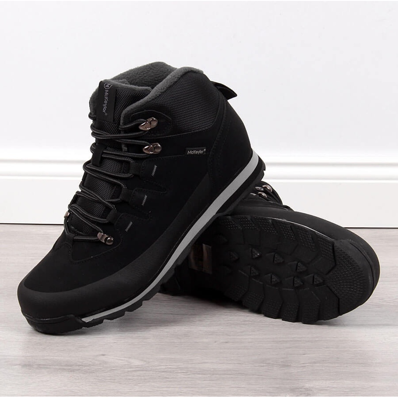 Botas quentes para jovens McKeylor pretas preto 1