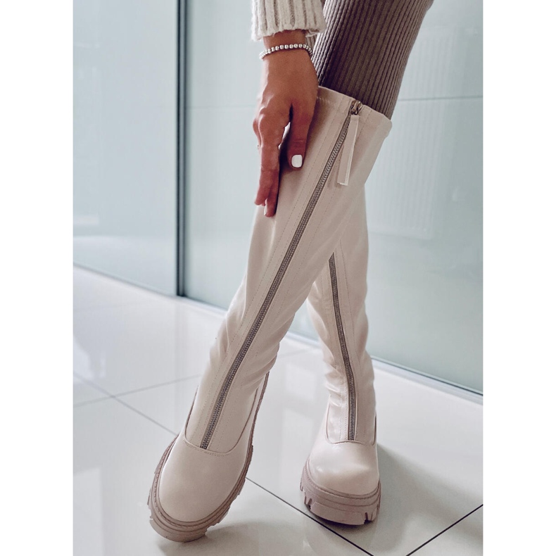 PA1 Botas de mulher Blige Bege 1