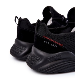 Tênis esportivo masculino Memory Foam Big Star KK174255 Preto 1