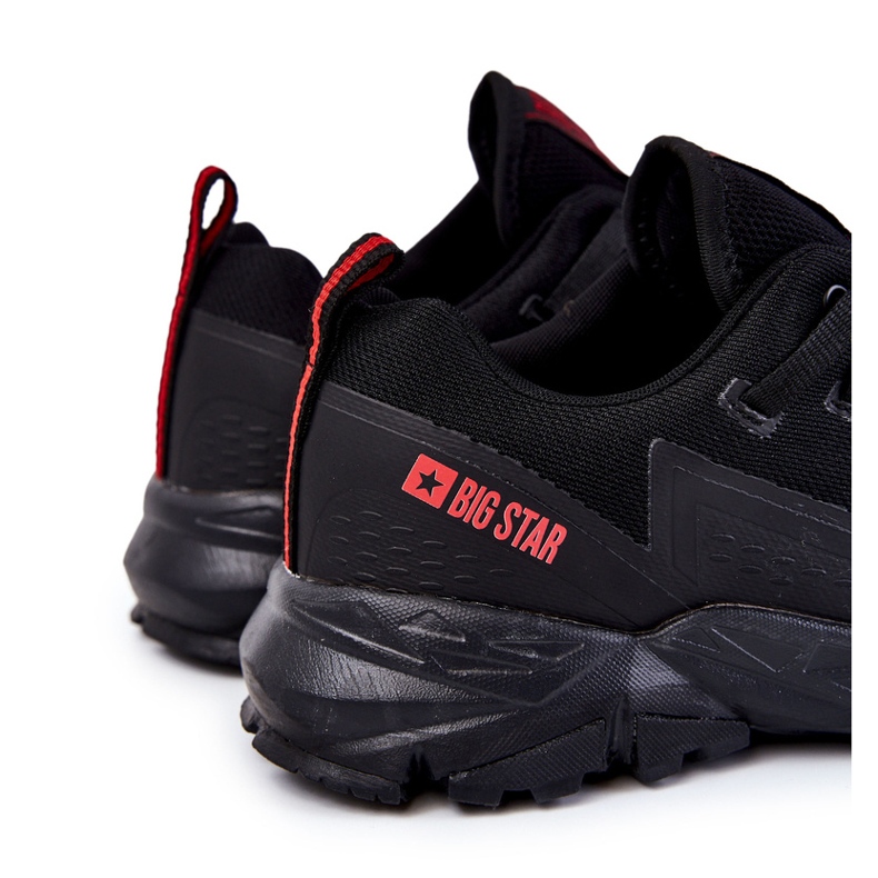 Tênis esportivo masculino Memory Foam Big Star KK174109 Preto 1