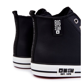 Tênis masculino com isolamento alto Big Star KK274346 preto 2