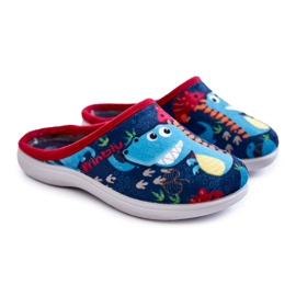Chinelos infantis Inblu B9000049 Azul Marinho vermelho azul-marinho 2