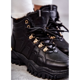 BM Botas quentes pretas femininas Hareshaw HF218 preto 4