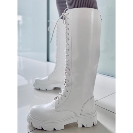 BM Botas de equitação Hanson White para mulher branco 1