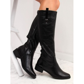 Botas isolantes pretas Jezzi para mulher preto 2
