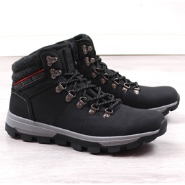 Sapatos altos de trekking para homens pretos Big Star KK174215 1
