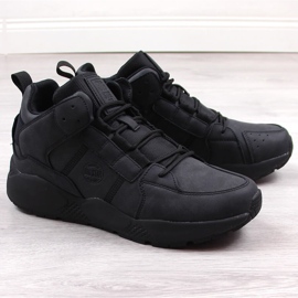 Sapatos esportivos isolados pretos masculinos Big Star KK174247 1