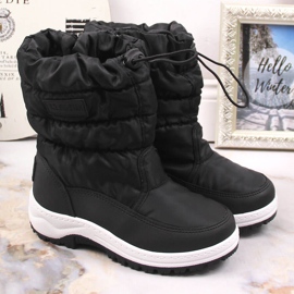 Botas de neve para crianças, isoladas pretas Big Star KK374235 preto 1