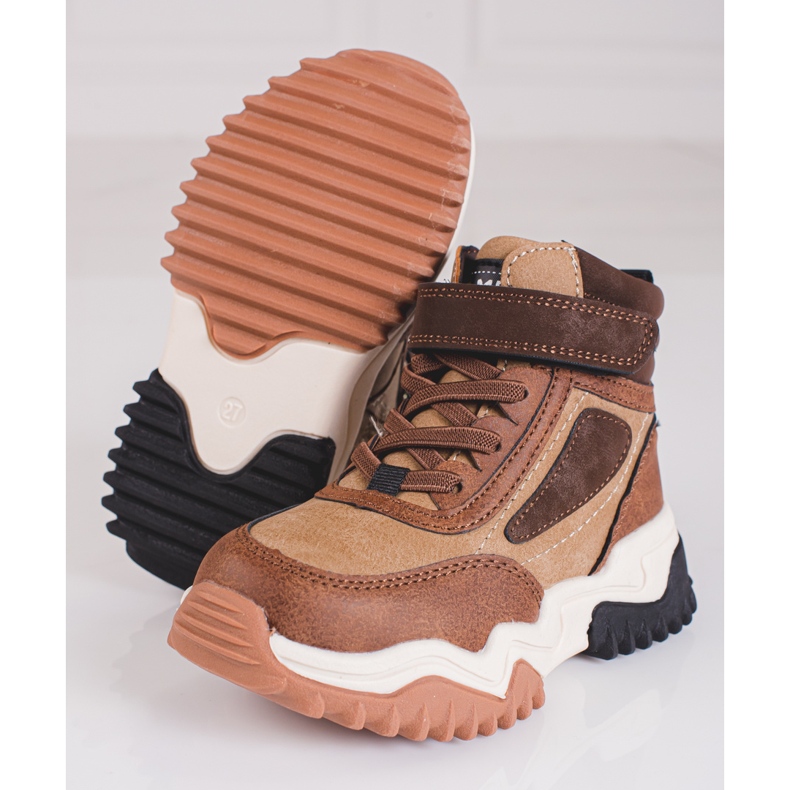 Botas de menino, isolantes castanho Shelovet marrom 1