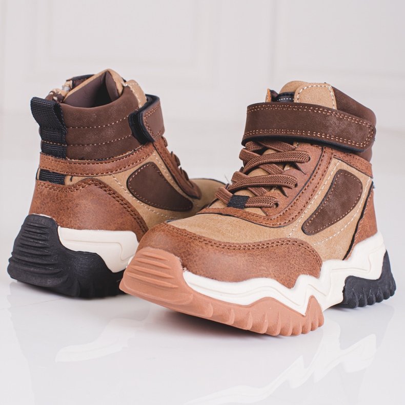 Botas de menino, isolantes castanho Shelovet 2