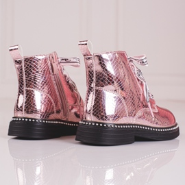 Botas elegantes para menina Shelovet rosa 1