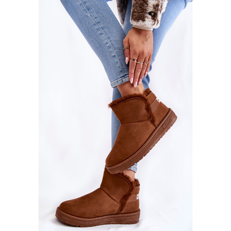 Botas de neve marrom femininas Big Star KK274620 2