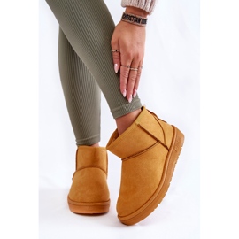 Botas de neve com isolamento de mulher Big Star KK274289 Laranja 1