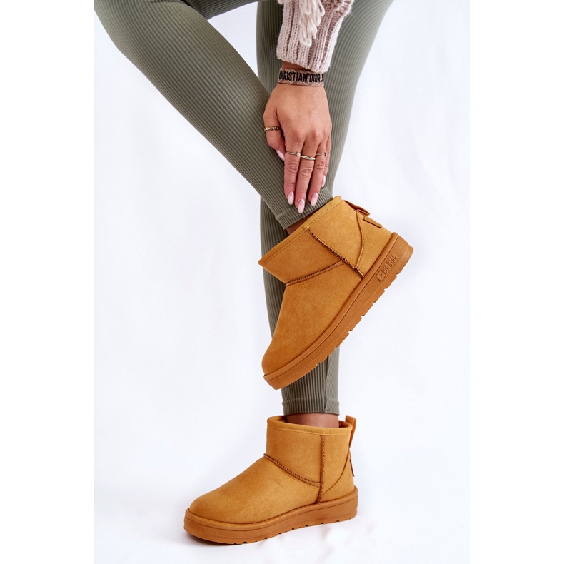 Botas de neve com isolamento de mulher Big Star KK274289 Laranja 2
