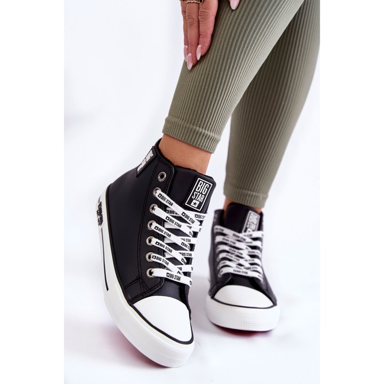 Tênis Clássico com Isolamento Alto Big Star KK274598 Preto 2