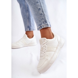 Tênis esportivo com sistema de espuma de memória Big Star baixo KK274259 branco 2