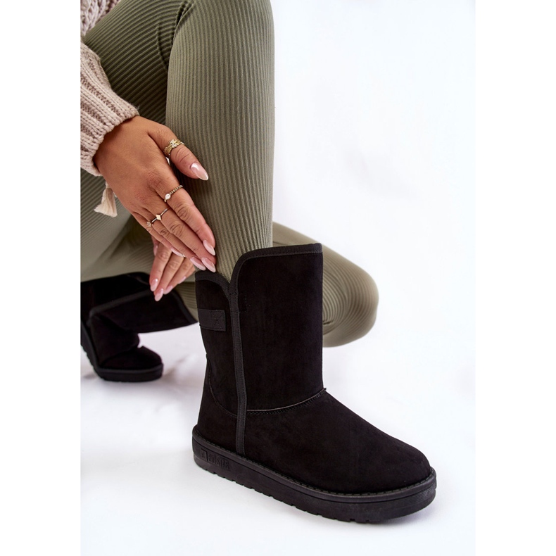 Big Star Botas femininas para neve grande estrela KK274618 preta preto 1