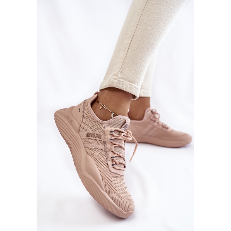 Tênis feminino Memory Foam System Big Star KK274348 Rosa 2