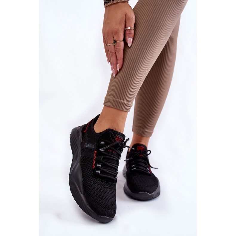 Tênis feminino Memory Foam System Big Star KK274345 Preto 1