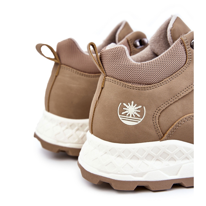 BM Sapatos de trekking masculinos quentes Trappers Bege Otto 1