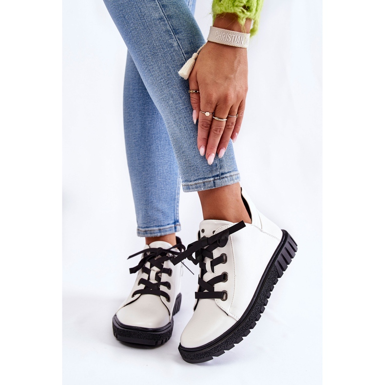 Sapatos Eco-Couro Sergio Leone PB210 Branco 1