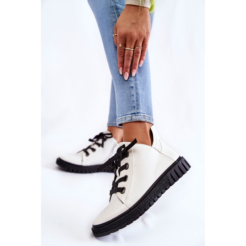 Sapatos Eco-Couro Sergio Leone PB210 Branco 2