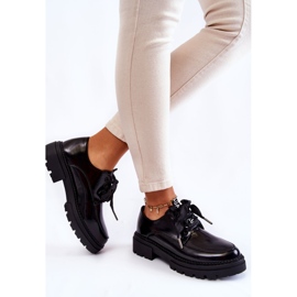 Sapatos femininos lacados La.Fi 210004B-NL Preto 2