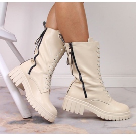 Botas isolantes de couro Artiker W HBH38B bege 2