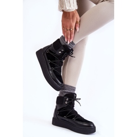 PL4 Botas de neve femininas La.Fi 280072B-QN pretas preto 2