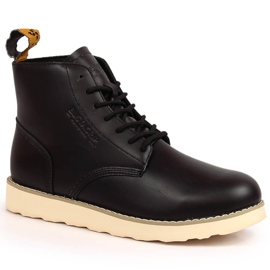 Big Star Sapatos de couro para homem alto preto Buster Bustagrip 1