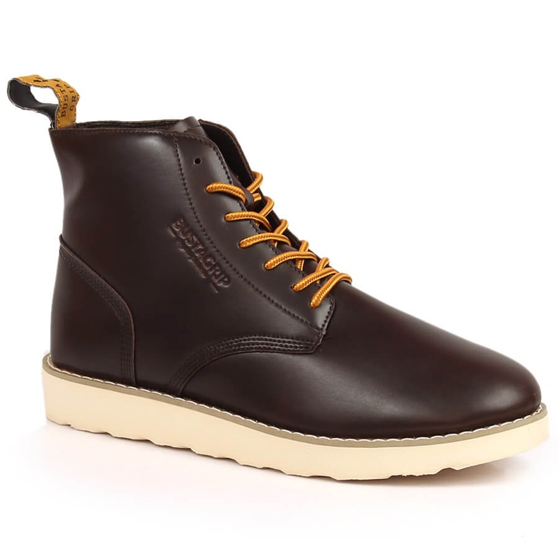 Sapatos de couro para homem alto marrom Buster Bustagrip 1