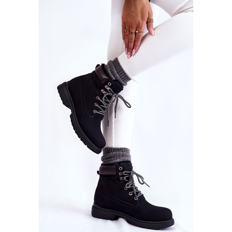FB3 Botas quentes femininas Lonne pretas preto 2