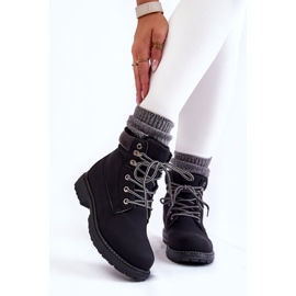 FB3 Botas quentes femininas Lonne pretas preto 1