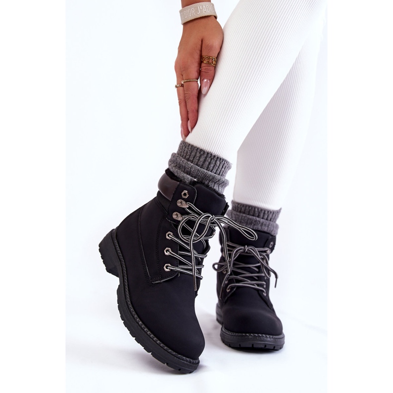 FB3 Botas quentes femininas Lonne pretas preto 1