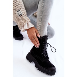 PL5 Botas quentes clássicas de camurça preta Caima preto 1