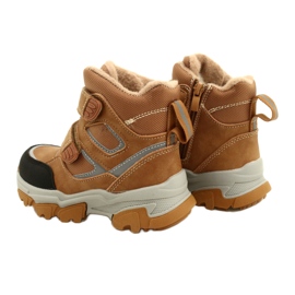 Botas Caçadores com Velcro Camel News 22DZ23-5251 bege amarelo 3