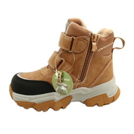 Botas Caçadores com Velcro Camel News 22DZ23-5251 bege amarelo 1