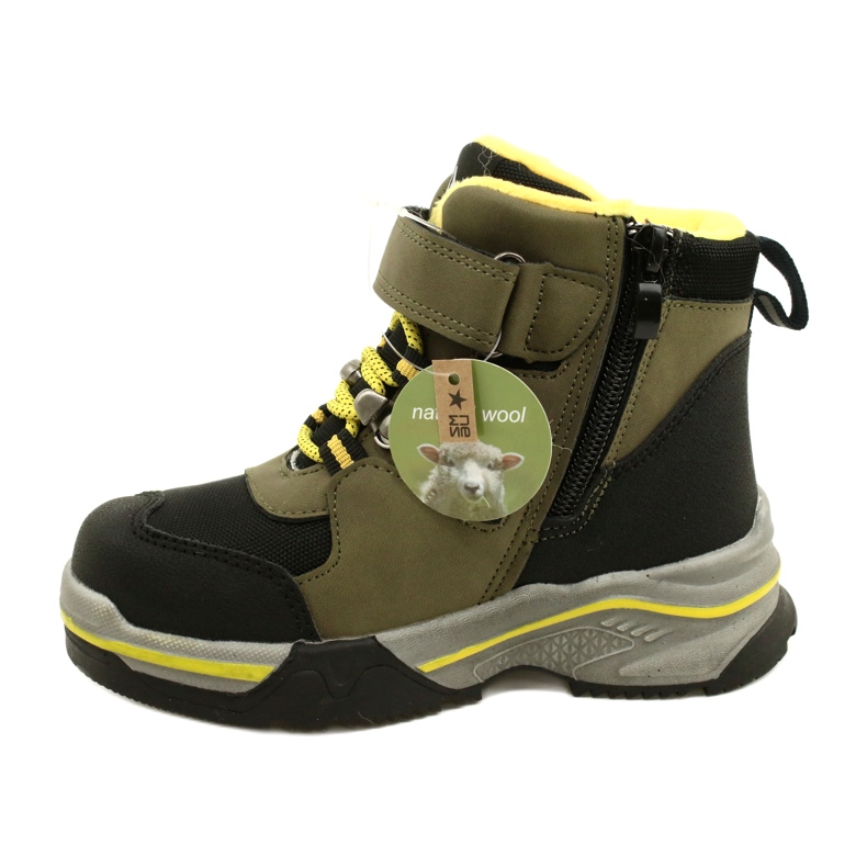 Botas infantis botas isoladas Khaki News 22dz23-5259 verde 1