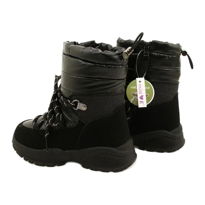 Botas de neve para crianças Miss Evento 22DZ23-5269 Preto 3