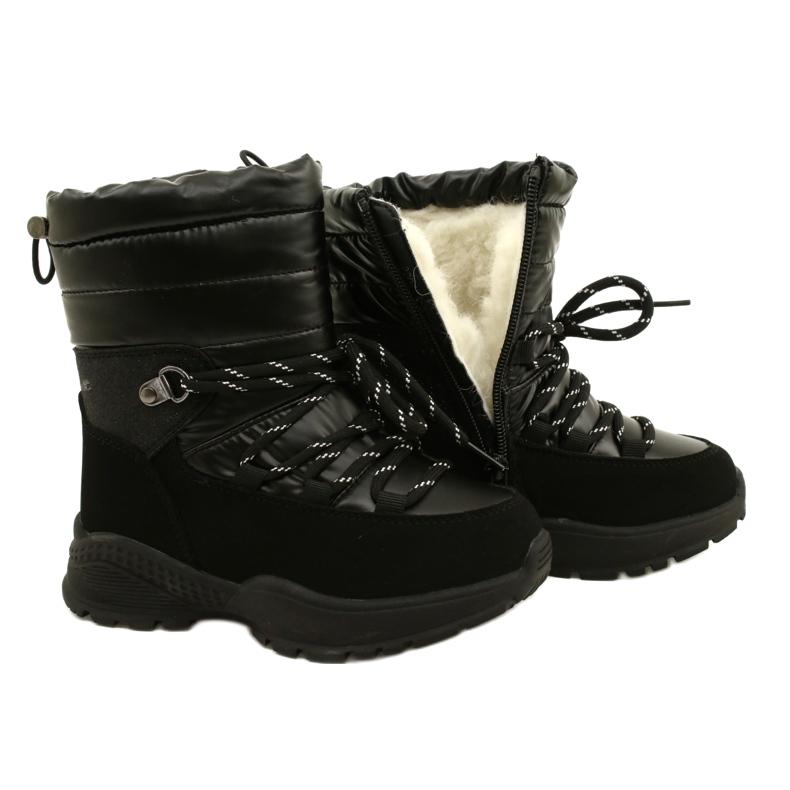 Botas de neve para crianças Miss Evento 22DZ23-5269 Preto 4